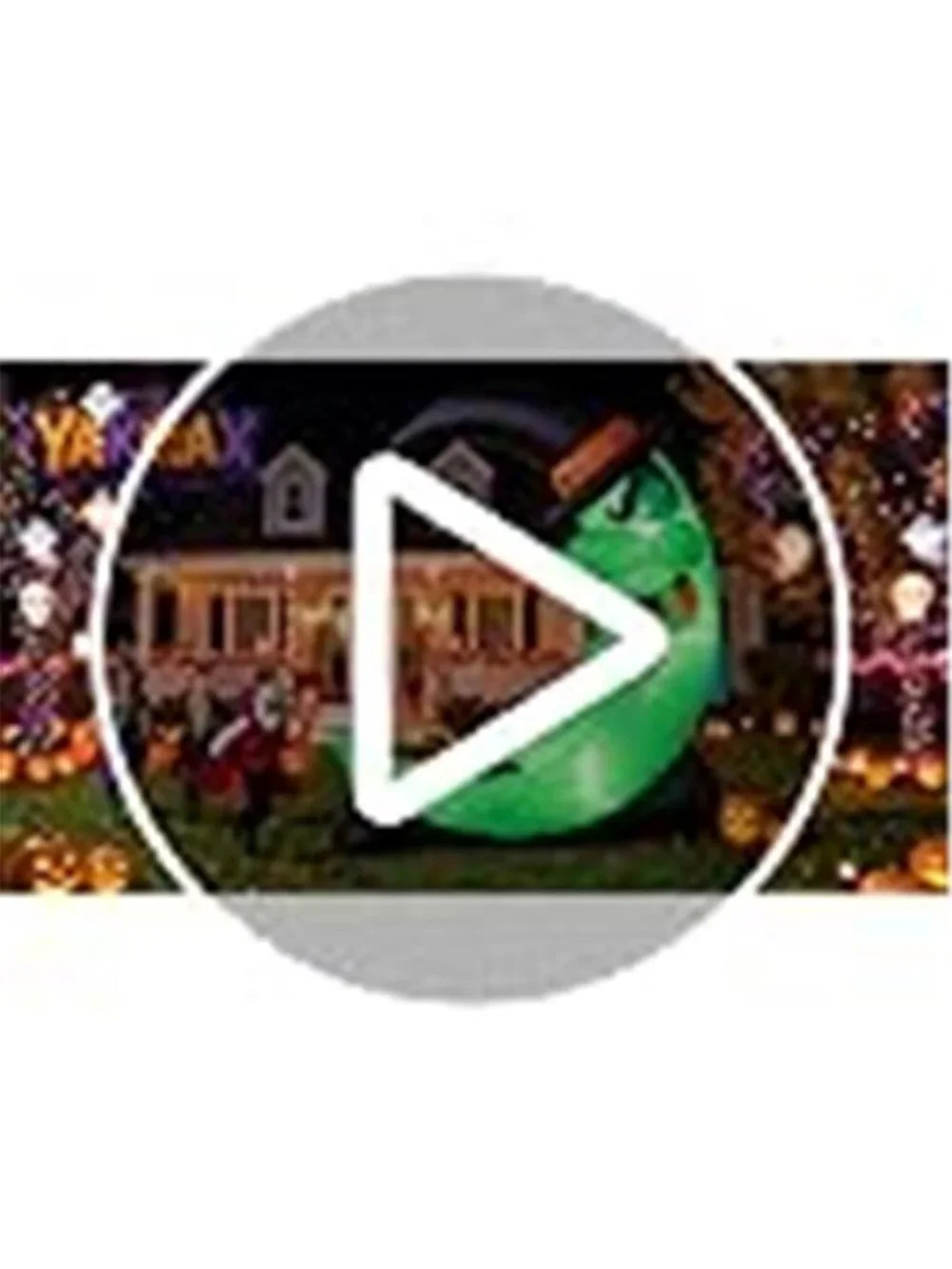 8.9 FT Giant Halloween Inflatables Witch Moon Outdoor Decorations